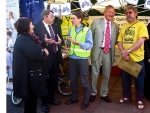 Government Minister and Chester MP Visit Campaign Stall at Cycling Festival